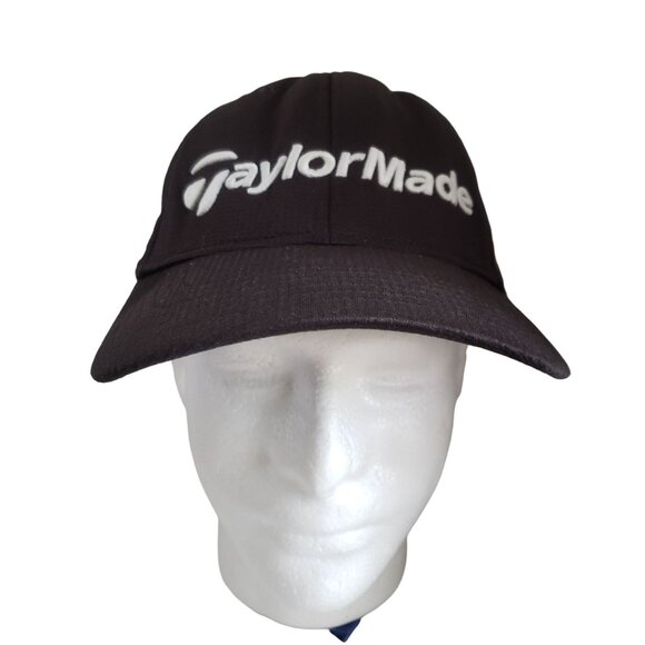 TaylorMade Burner R9 Golf Cap Baseball Cap Strap Back Black - Picture 1 of 8